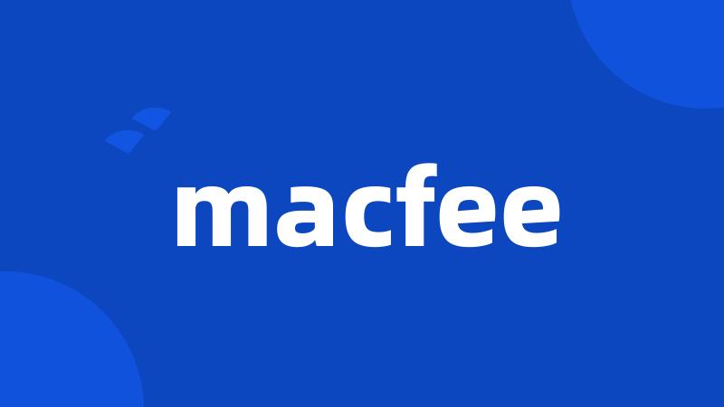 macfee