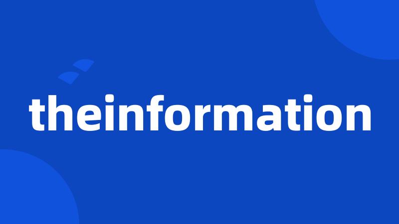 theinformation