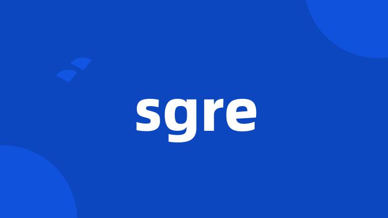 sgre