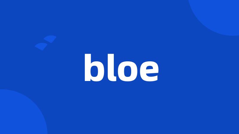 bloe