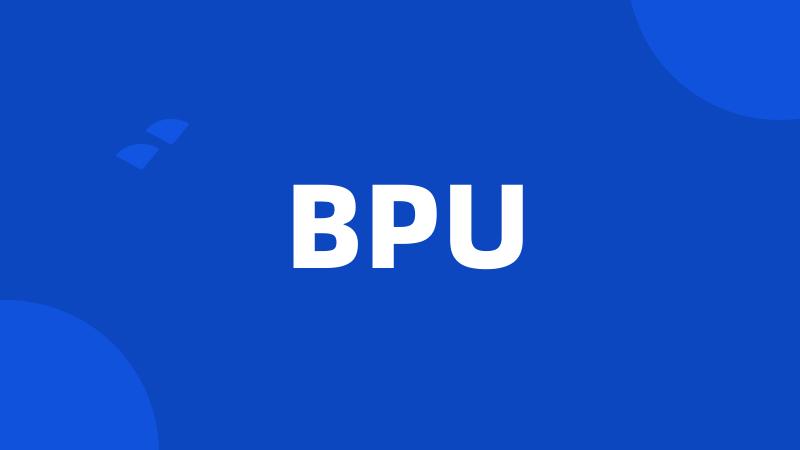 BPU