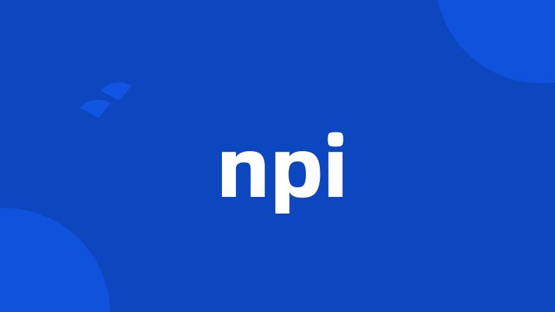 npi