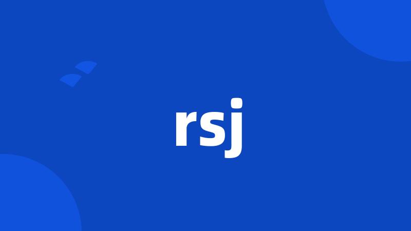 rsj