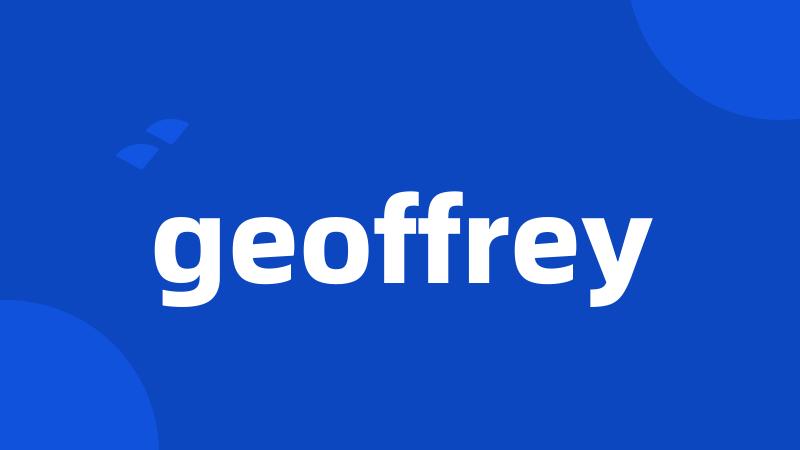 geoffrey