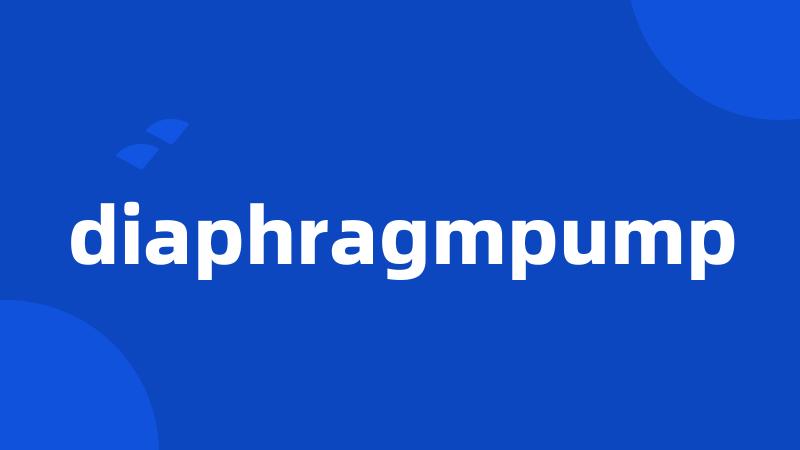 diaphragmpump