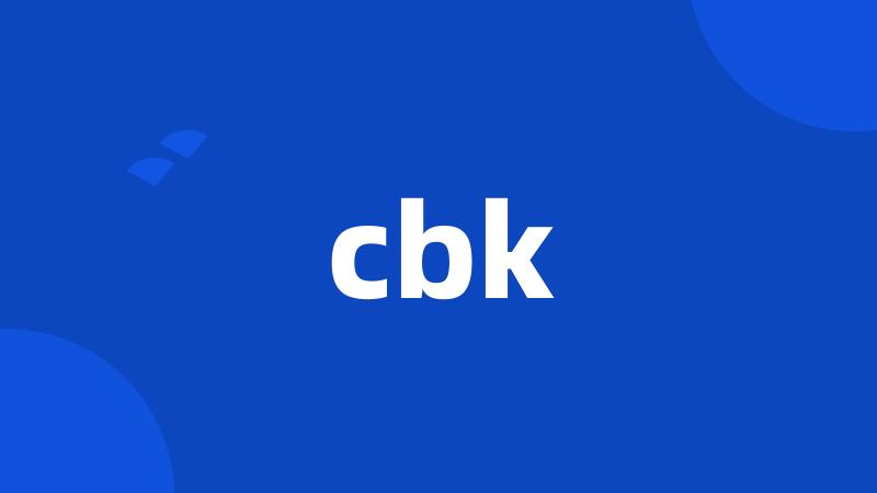 cbk