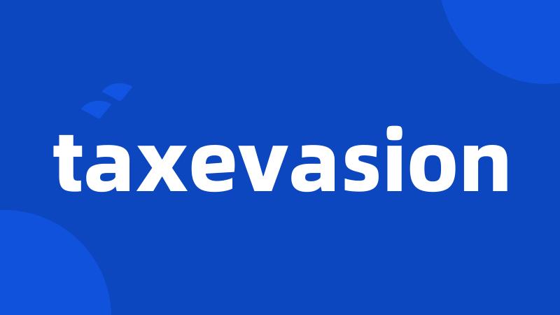 taxevasion