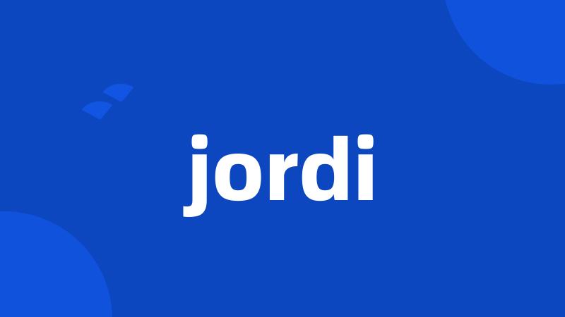 jordi