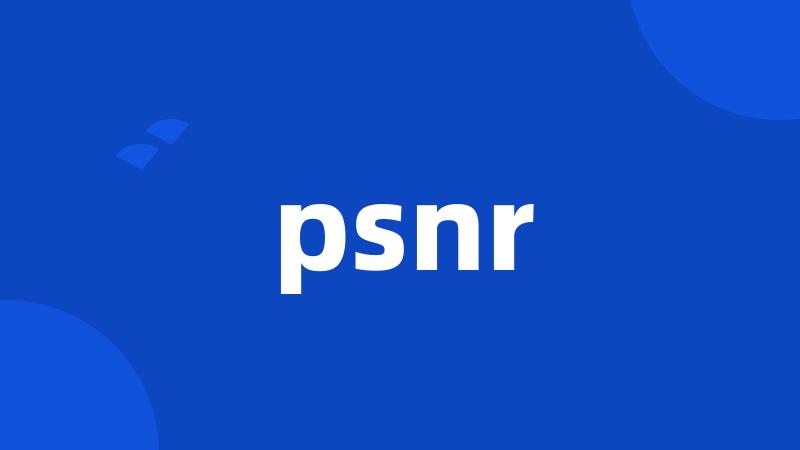 psnr