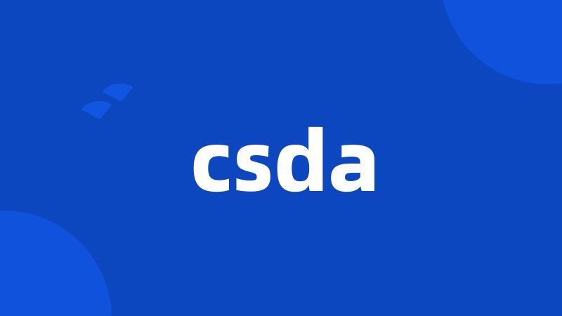 csda