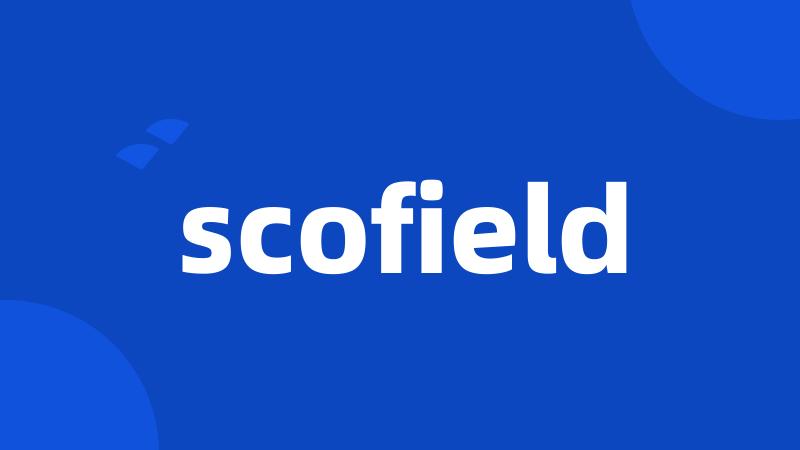 scofield