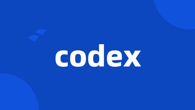 codex