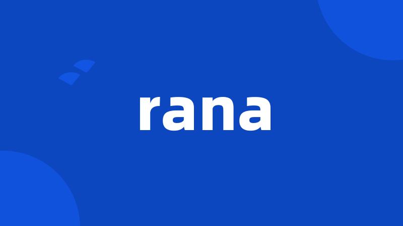 rana