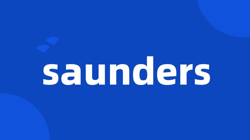 saunders