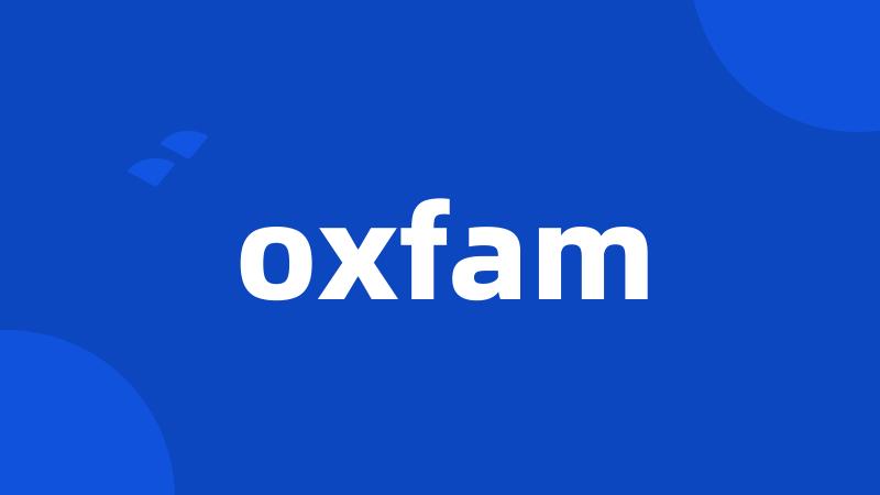 oxfam