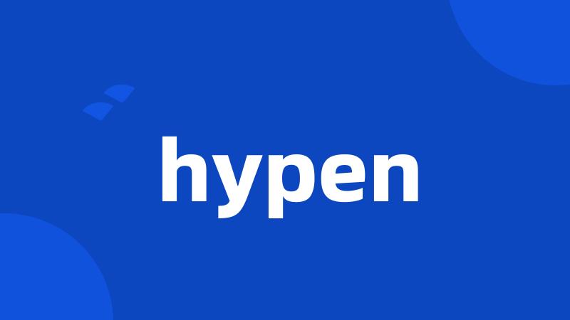 hypen