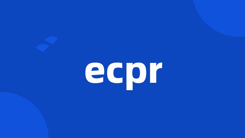 ecpr