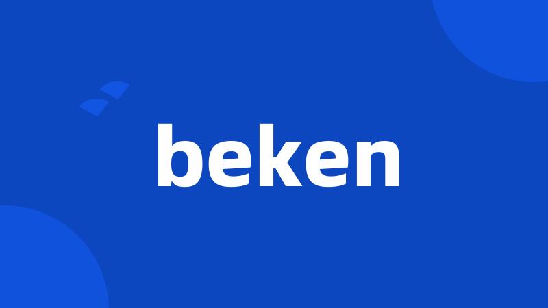 beken