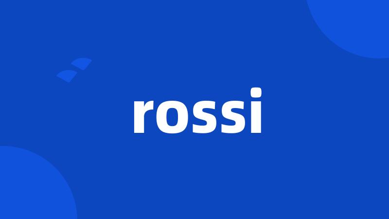 rossi