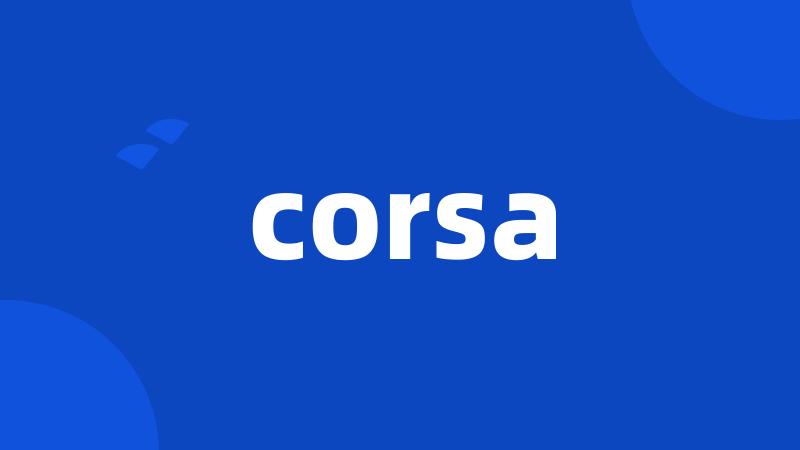 corsa