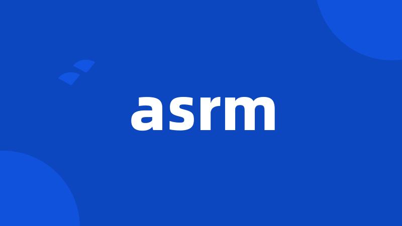 asrm