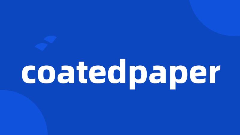 coatedpaper