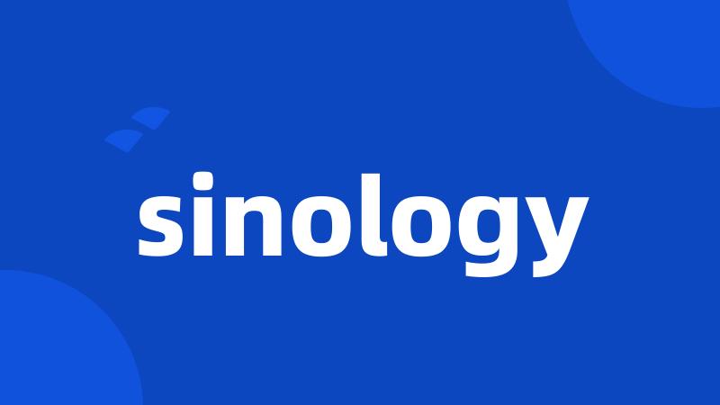 sinology