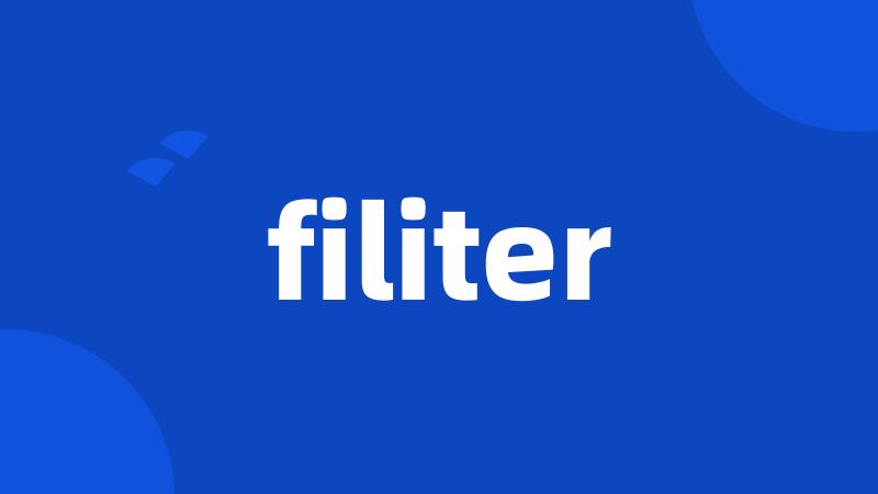 filiter