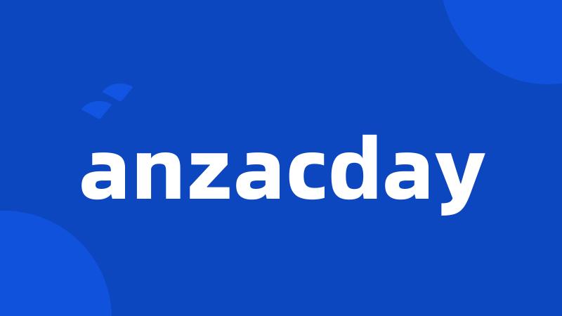 anzacday