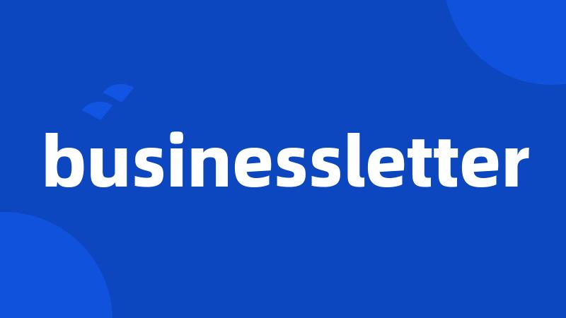 businessletter