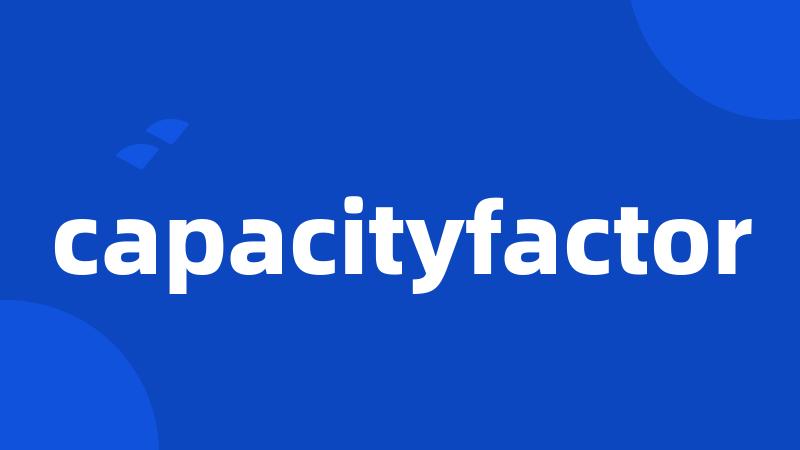 capacityfactor