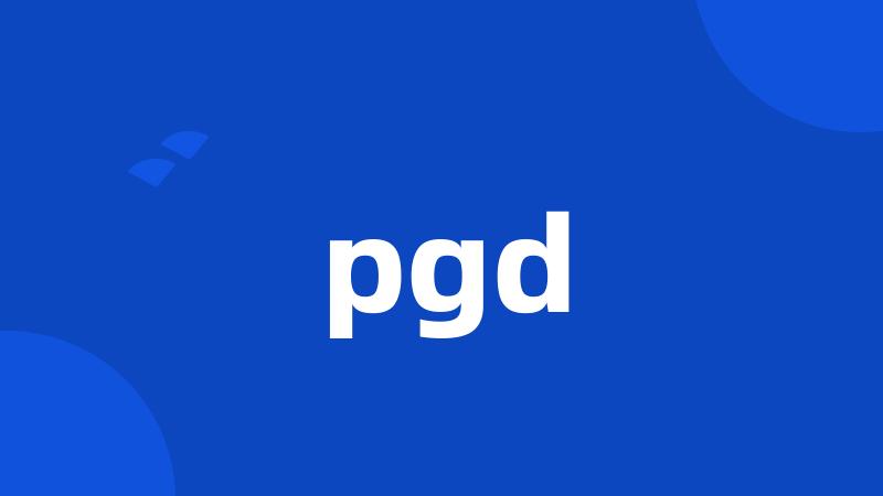 pgd