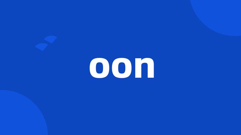 oon