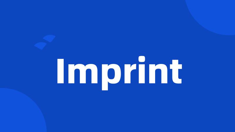 Imprint