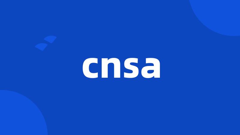 cnsa