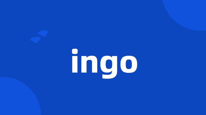 ingo