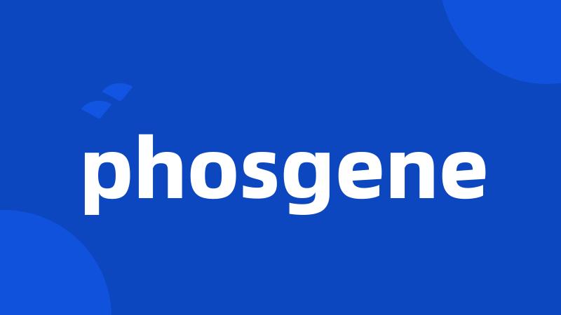 phosgene