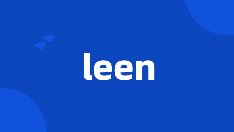 leen