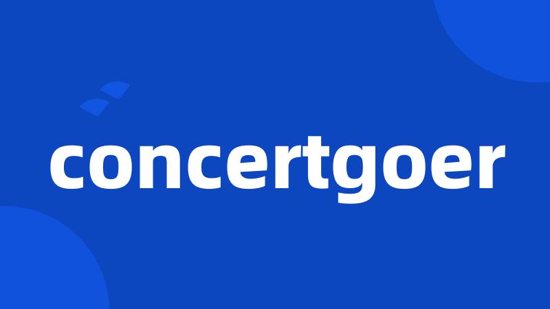 concertgoer