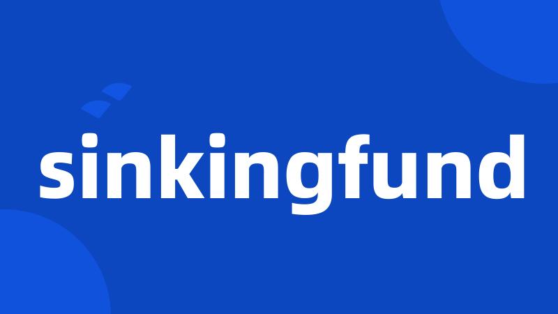 sinkingfund