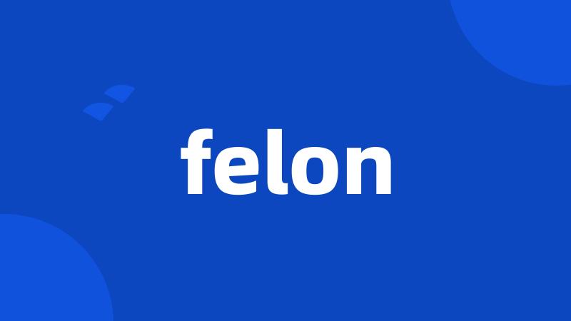 felon