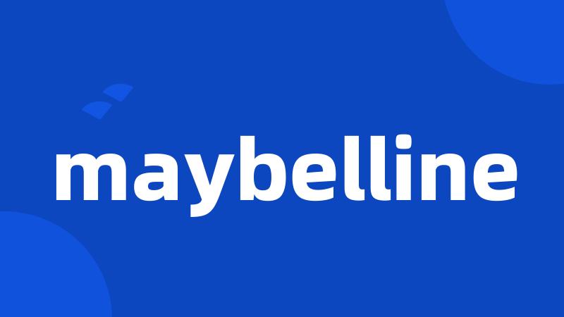 maybelline