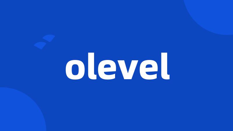 olevel