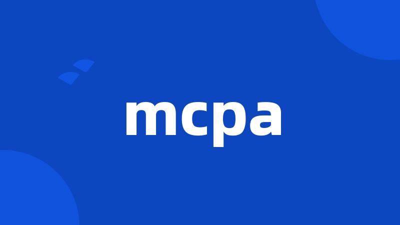 mcpa