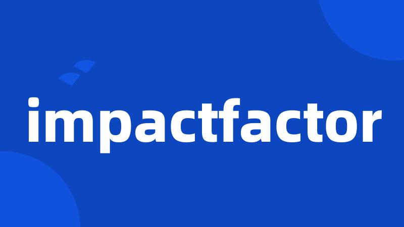 impactfactor