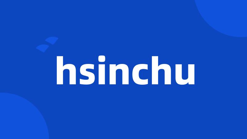 hsinchu