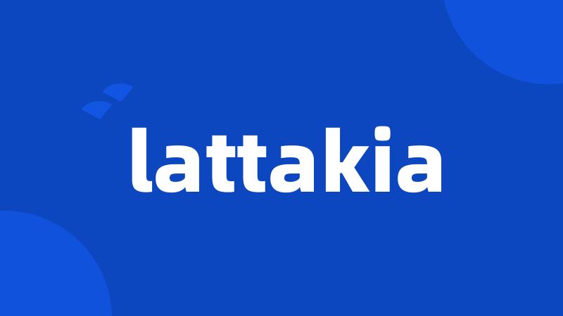 lattakia