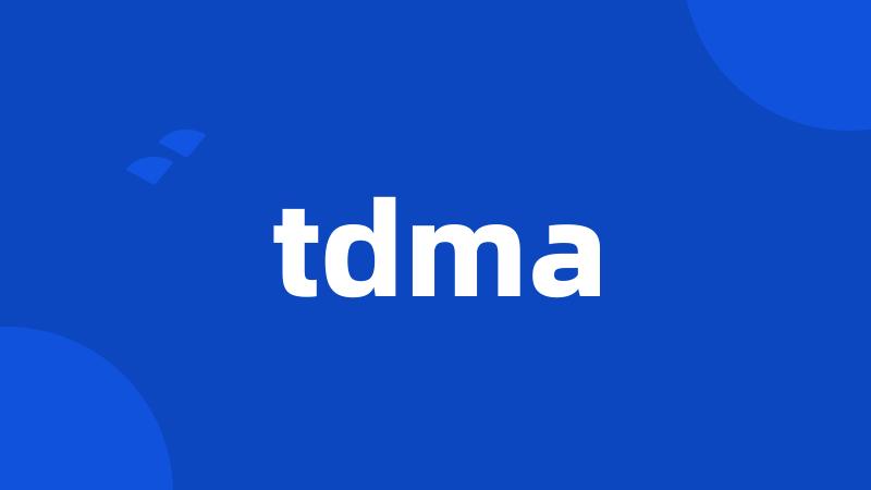 tdma