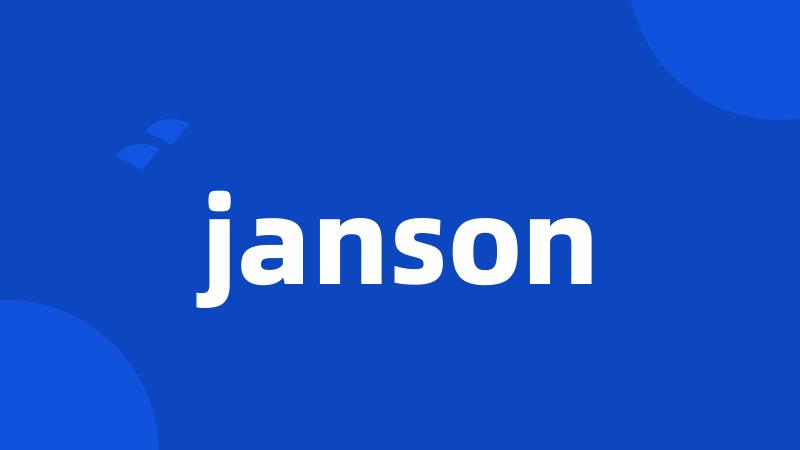 janson