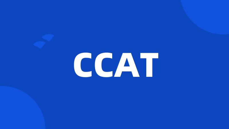 CCAT